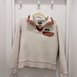 Patagonia Organic Cotton Quilt Snap-T Pullover Sweatshirt - Women's Small